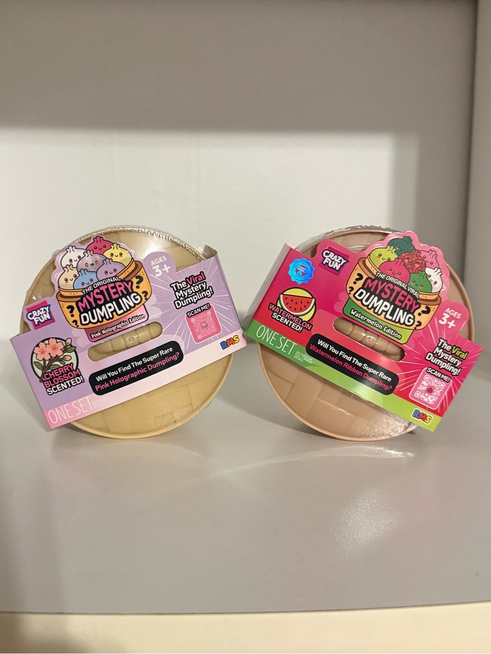 2 SEALED RMS dumplings. 1 watermelon 1 cherry Blossom scented